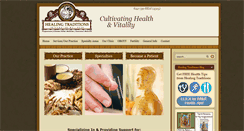 Desktop Screenshot of healing-traditions.com