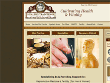 Tablet Screenshot of healing-traditions.com